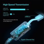TP-Link TL-UE300 USB 3.0 to Gigabit Ethernet Network Adapter - Image 2